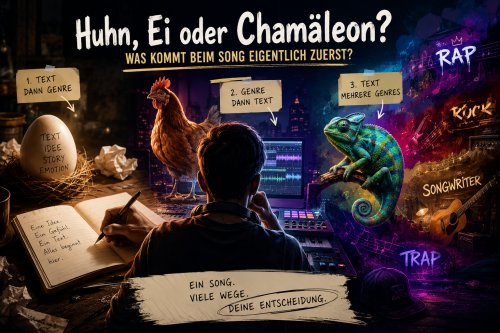 Huhn, Ei oder Chamäleon? Was kommt beim Song eigentlich zuerst?