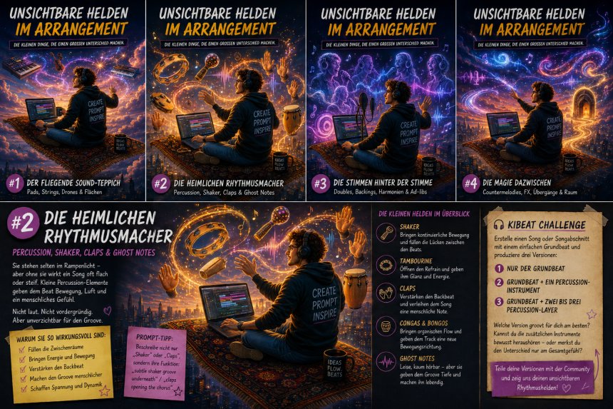 Unsichtbare Helden im Arrangement – Die heimlichen Rhythmusmacher