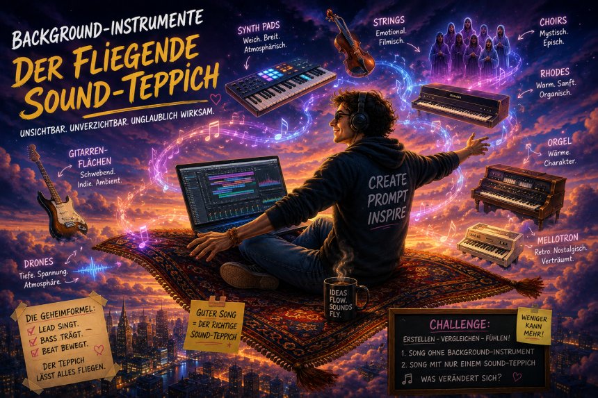 Background-Instrumente – Der fliegende Sound-Teppich