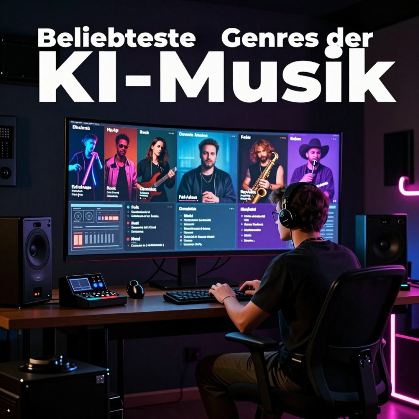 Die Top 10 der KI-Musik – Welche Genres Creator am liebsten generieren