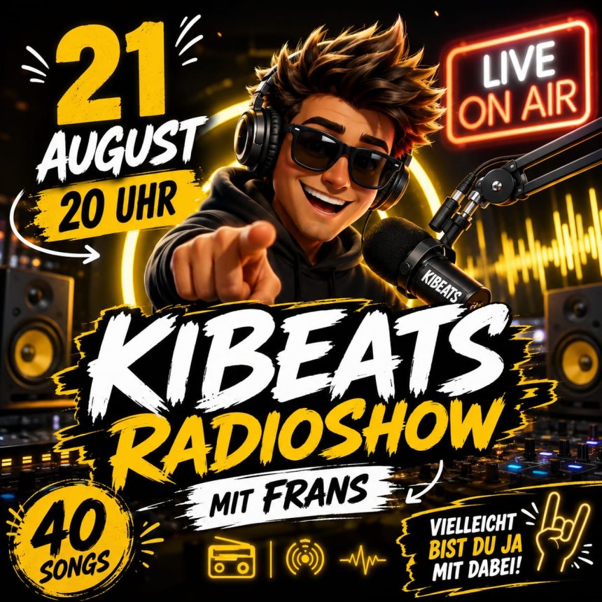 Kibeats Radio – LIVE on Air mit Frans!