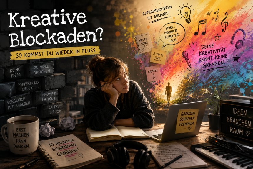 Was tun gegen kreative Blockaden?