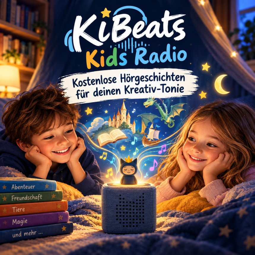 KiBeats Kids Radio bringt Geschichten auf die Toniebox