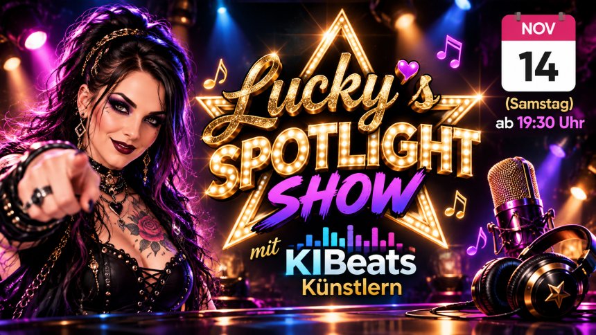 Lucky’s Spotlight Show – KIBeats on Air: Eine neue Bühne für die Vielfalt der KI-Musik